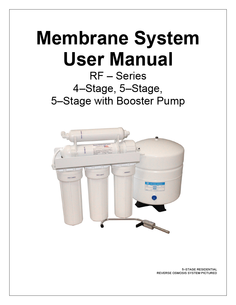US Water Aquapurion RO Manual